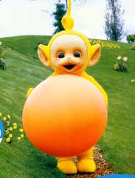 Laa-Laa with the BIG yellow ball