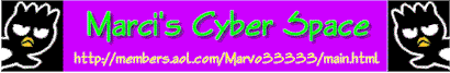 Marci's Cyber Space